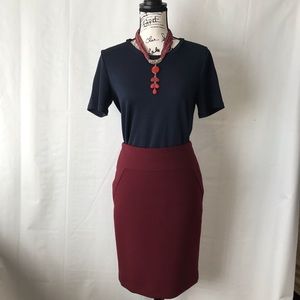Ann Taylor high- waisted pencil skirt size 4P